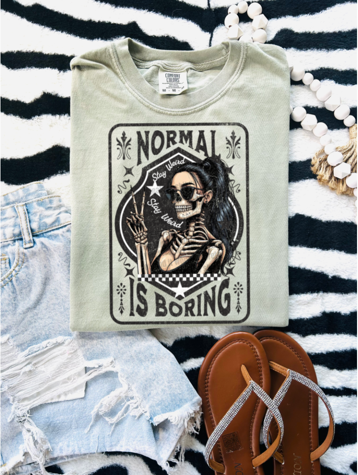 Normal is Boring x Black