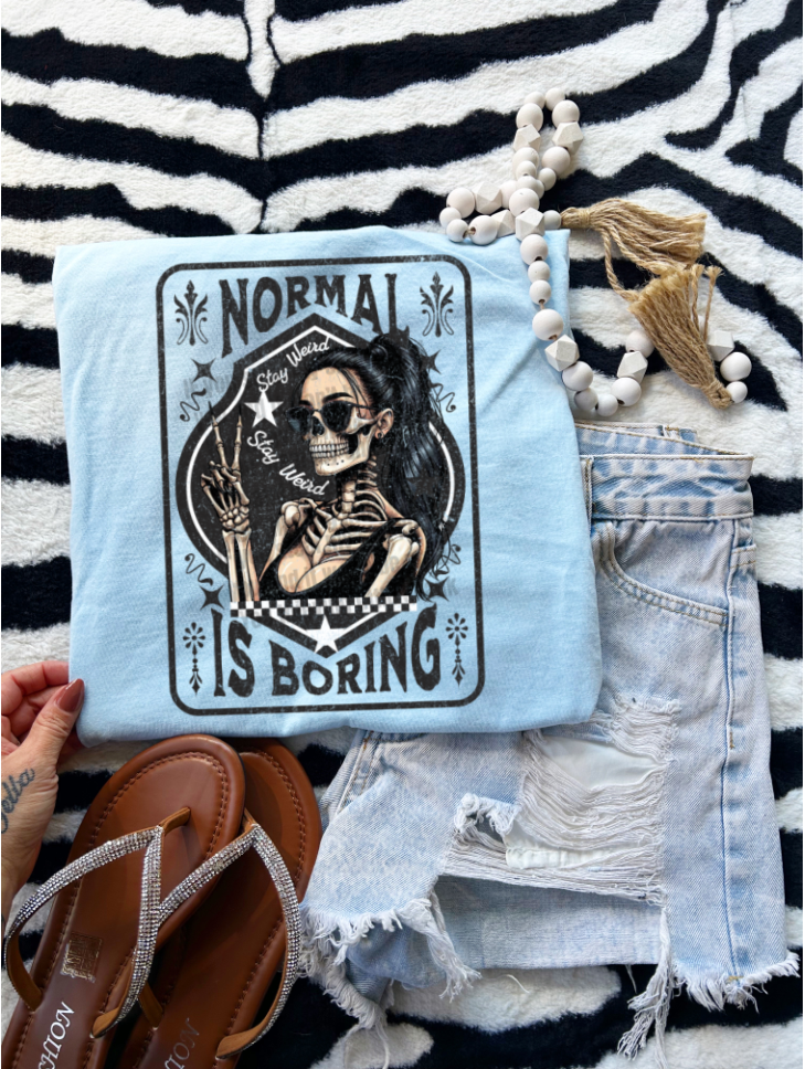 Normal is Boring x Black