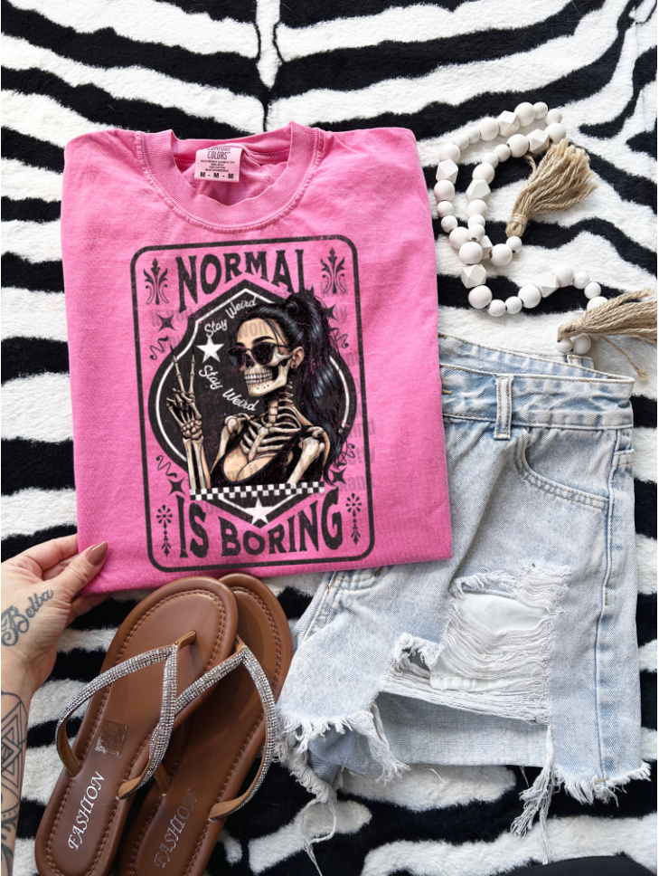 Normal is Boring x Black