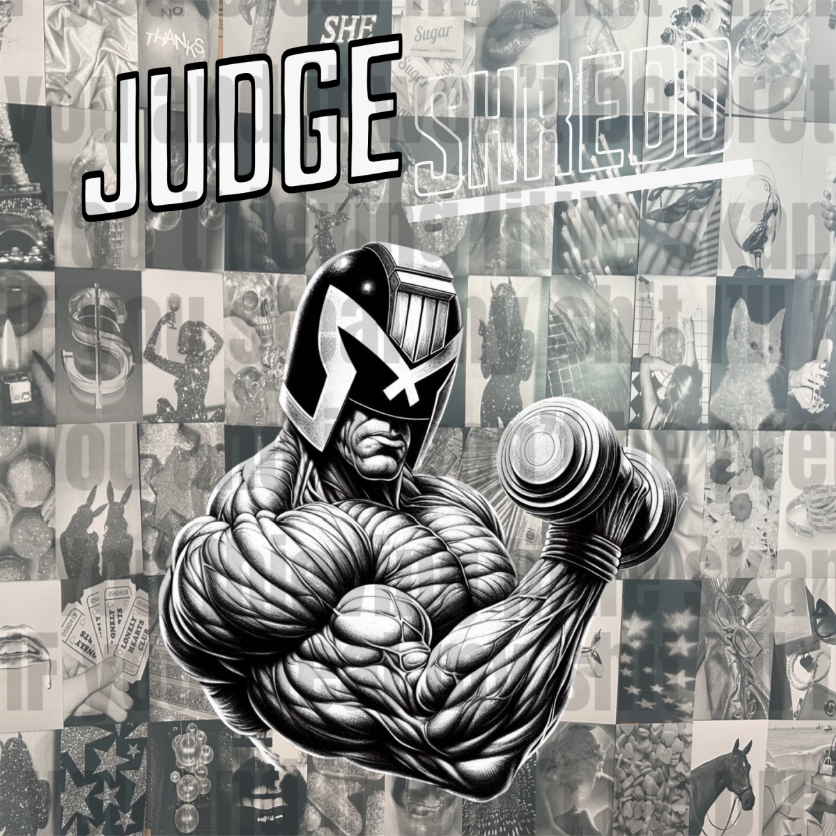 Judge Shredd B+W