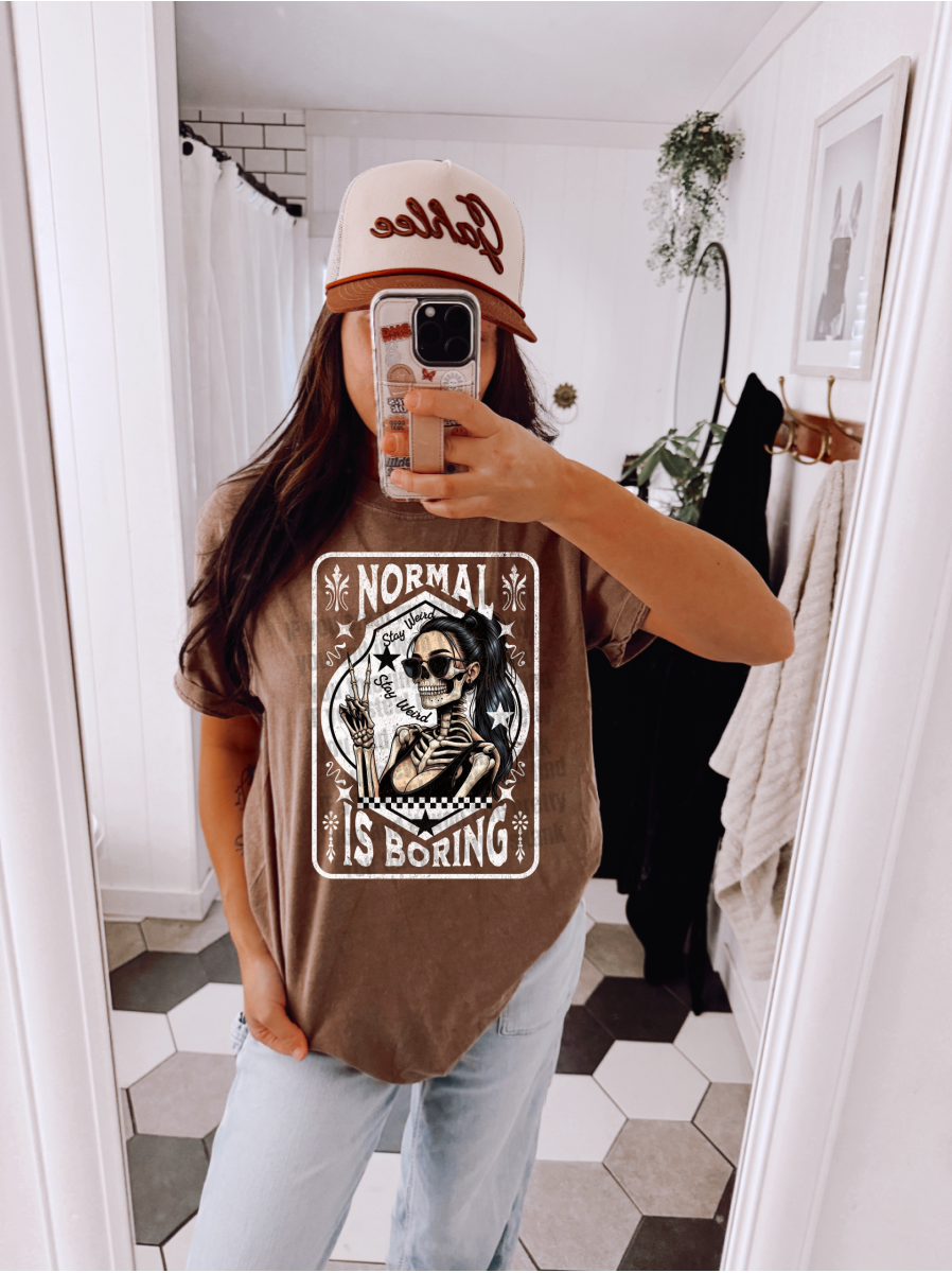 Normal is Boring x White