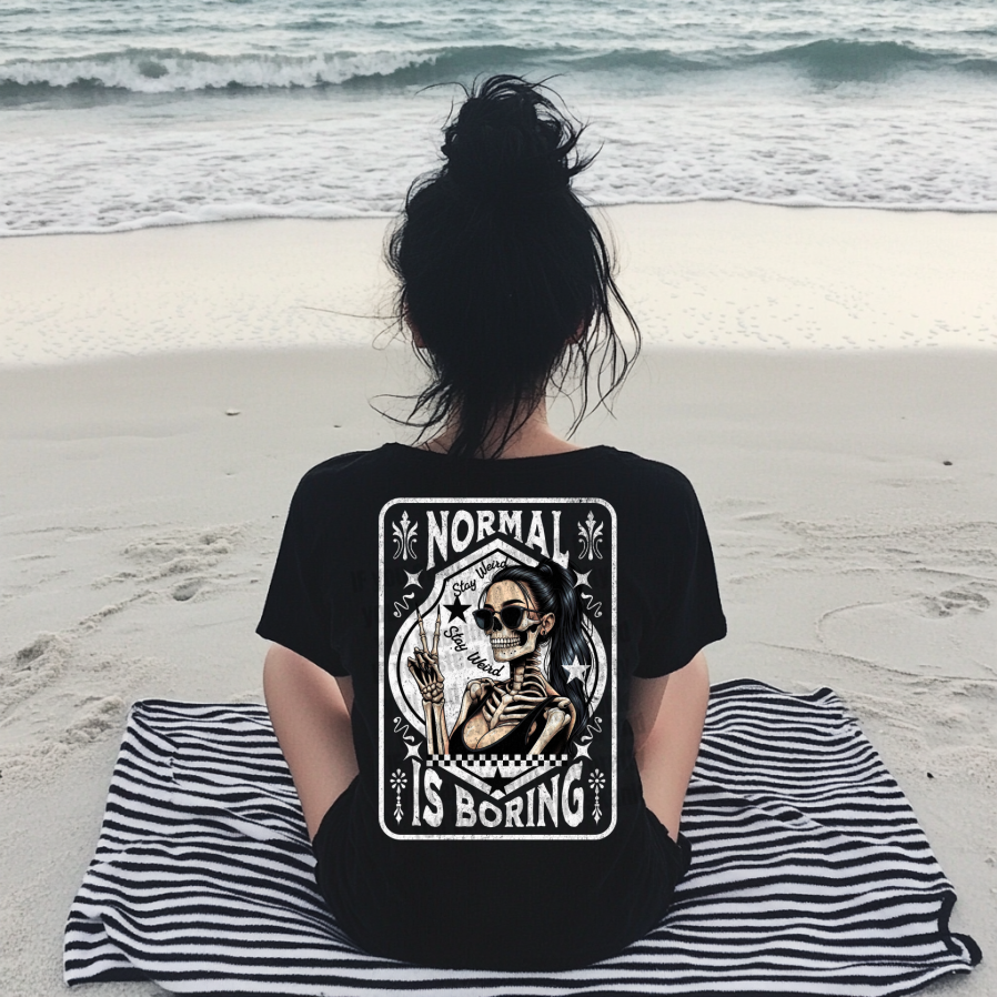 Normal is Boring x White