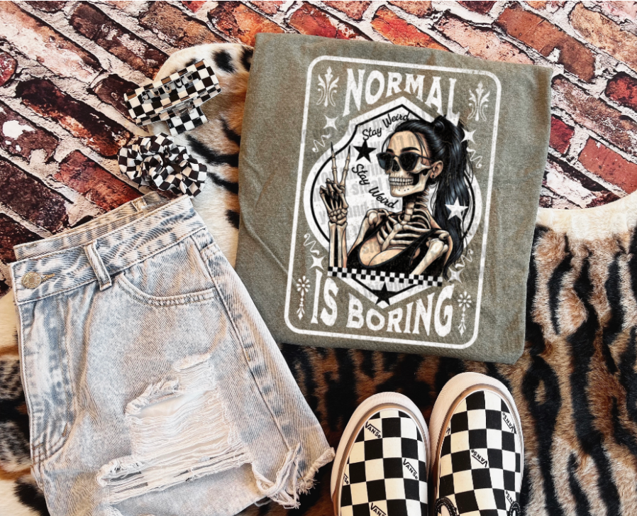 Normal is Boring x White